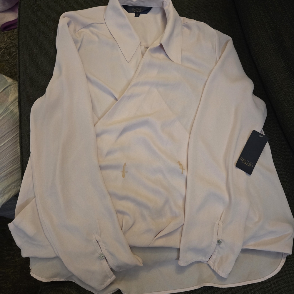 RACHEL Rachel Roy Women's Blouse in Soft Pink